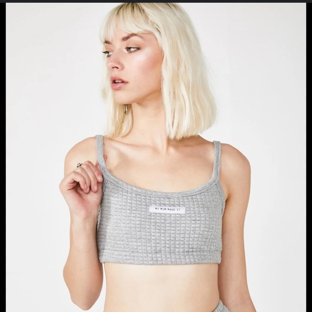My mum made it quilted bra